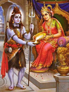 Siva a Parvati-zrno